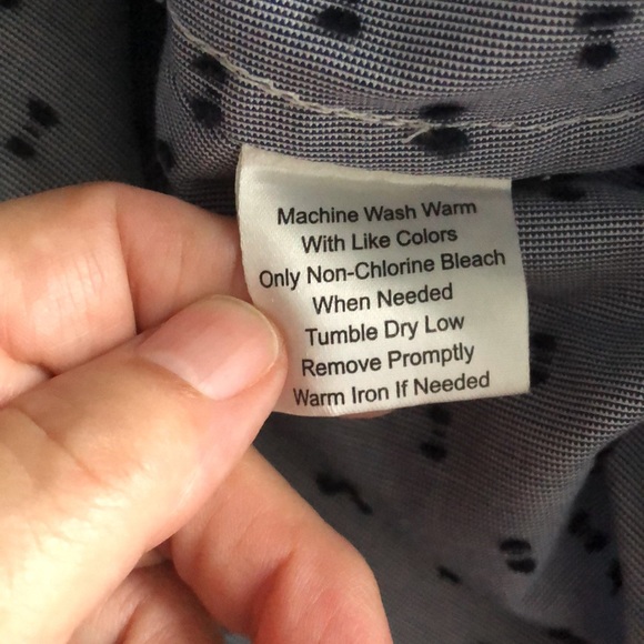 Jos. A. Bank Blue Long Sleeve Cotton Dress Shirt - Picture 6 of 10